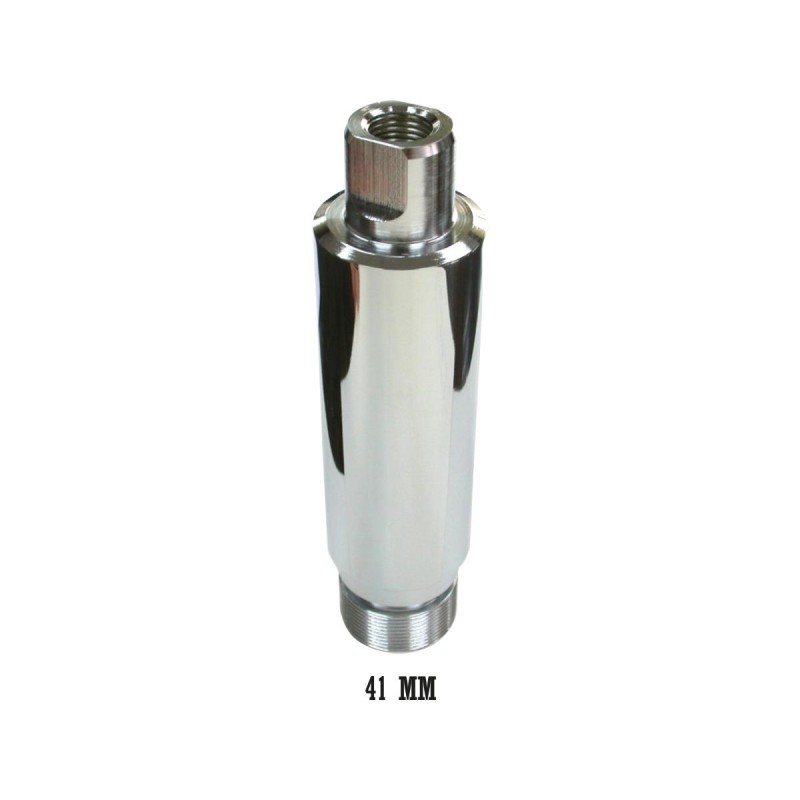 Fork Tube Extension Kit Fork Diameter: 41mm, Length: 4" Chrome