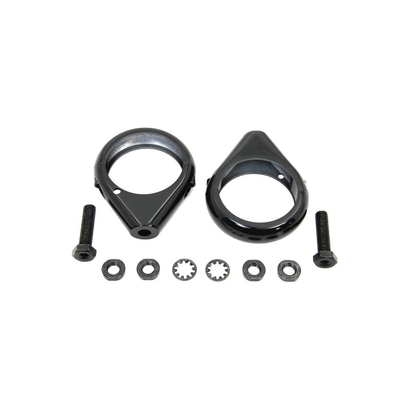 Black Radial Clamp Set , For Models With 41mm Fork Fork Clamp