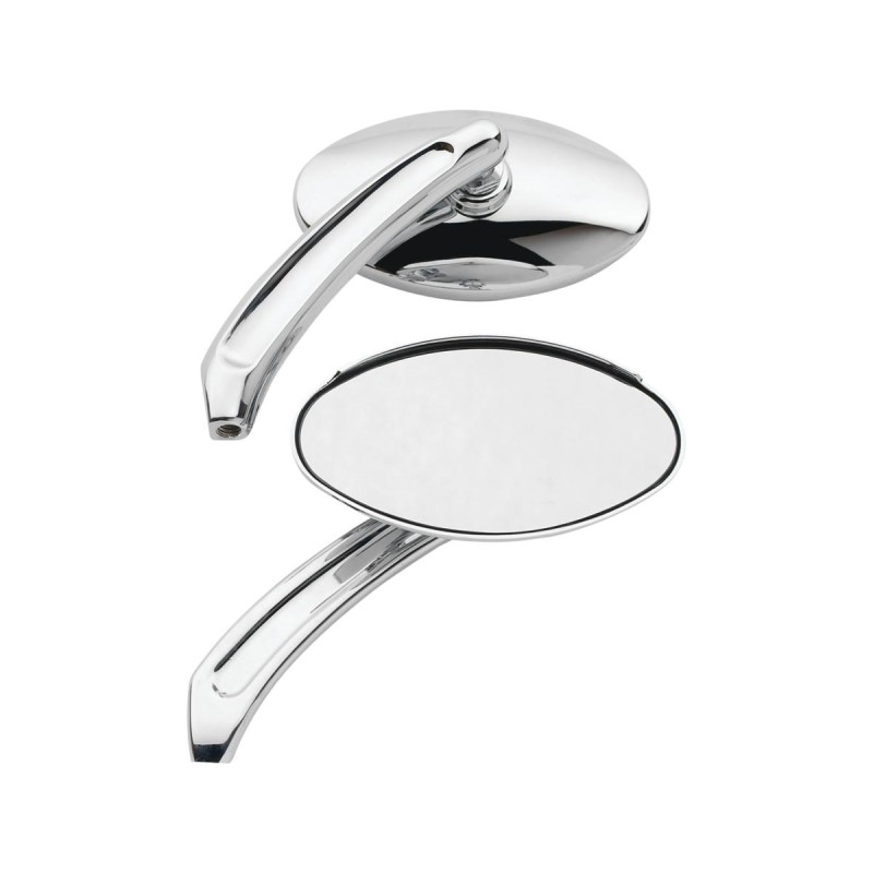 Oval Billet Mirror Chrome