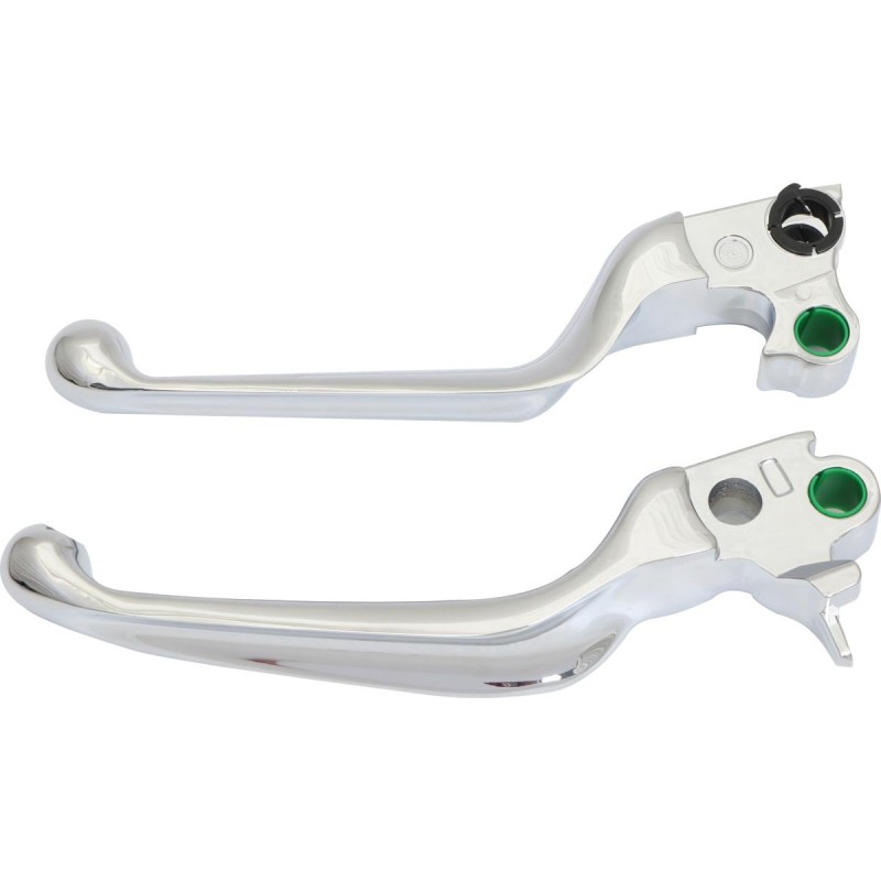 Ergonomic Hand Control Replacement Levers Smooth Chrome Cable Clutch