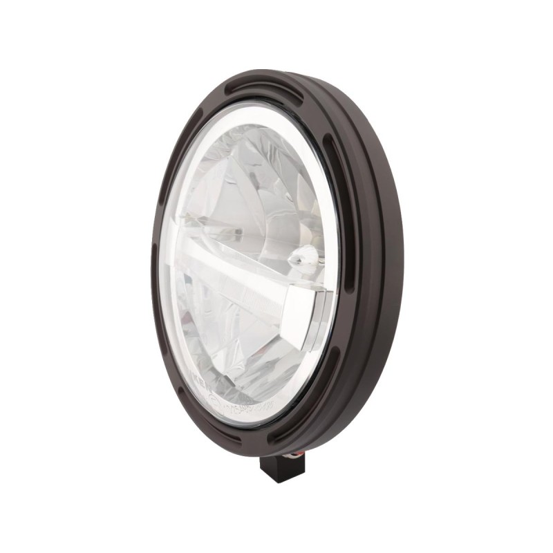 Frame-R1 Type 4 LED 7" Headlight Bottom Mounted Black LED