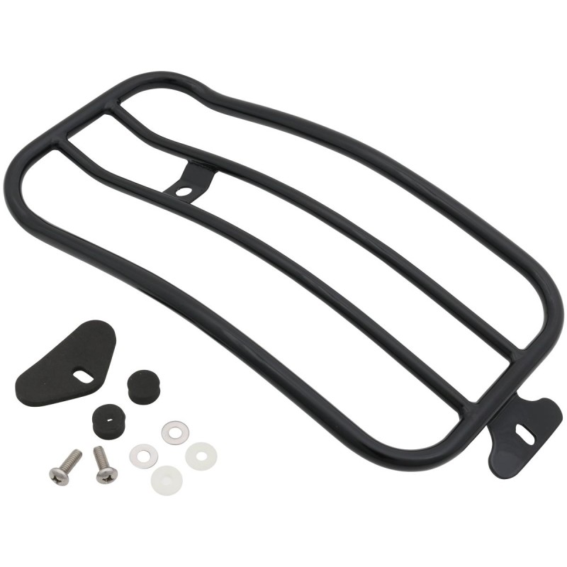 7" Solo Luggage Rack Black