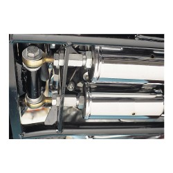 Adjust-A-Ride Lowering Kit -2" to +1/2" Chrome Rear