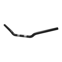 1" Low-Rise Drag Handlebar Black Powder Coated 1"