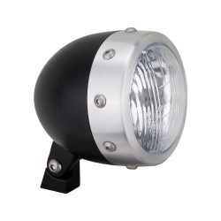Retro 4 3/4" Scheinwerfer Black H4