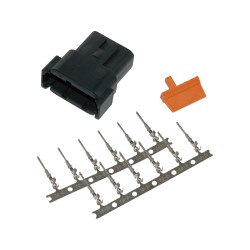 Deutsch DTM 12-Position Black Male Connector Black