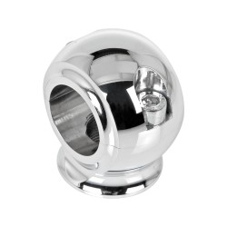 Old Style 1.25" Riser mit Kabeldurchführung Drilled for Internal Wires Chrome