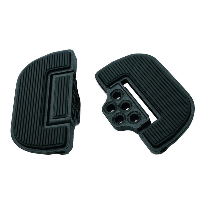 Ribbed Folding Boards for Driver or Passenger Black