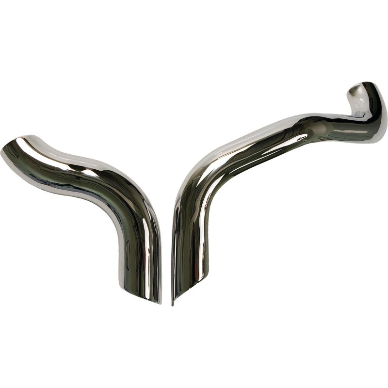 Designer Series L.A.F Replacement Heat Shield Chrome 2"