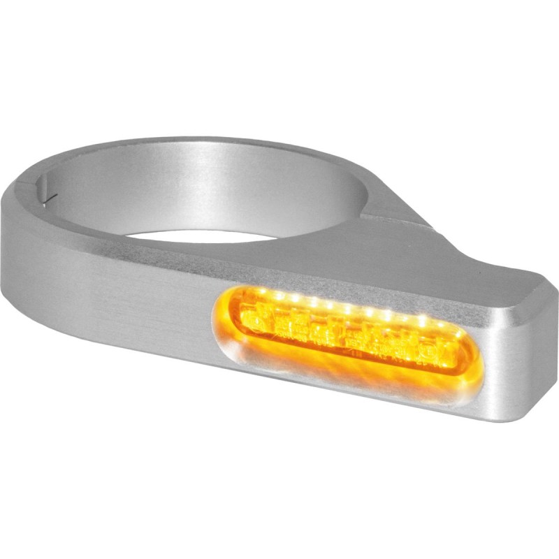 ZC-Line Classic LED Turn Signal Silver Anodized Clear LED