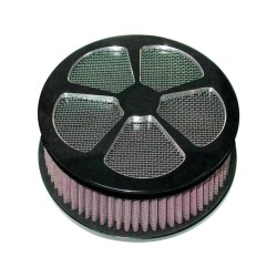 5-Spade Hi-Flow Air Cleaner Black Anodized