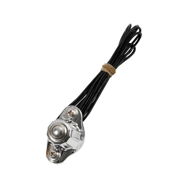 Deluxe Switch Housing Single button Chrome