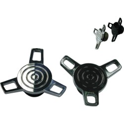 Spinner Gas Cap Left side cap only (Non-Vented) Chrome