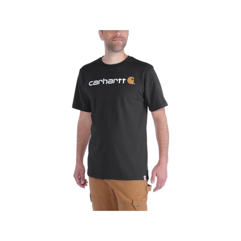 Relaxed Fit Heavyweight Short Sleeve Logo Graphic T-Shirt