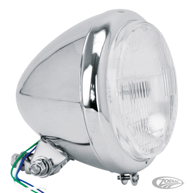 PHARE 6 1/4" A CORPS LONG ET FIXATION ARRIERE