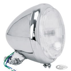 PHARE 6 1/4" A CORPS LONG ET FIXATION ARRIERE