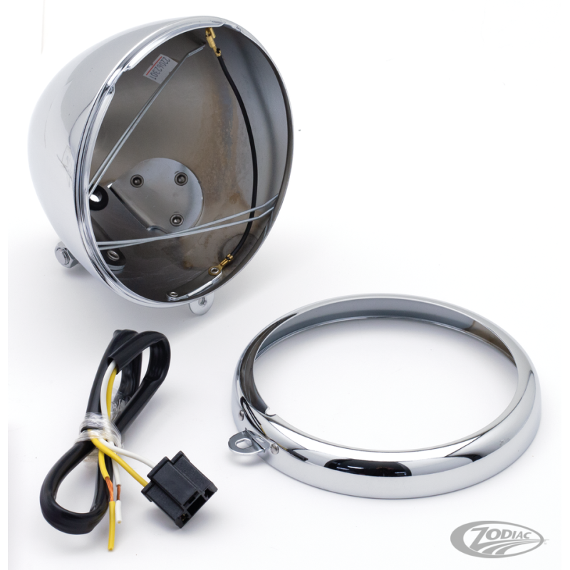 PHARE 6 1/4" A CORPS LONG ET FIXATION ARRIERE