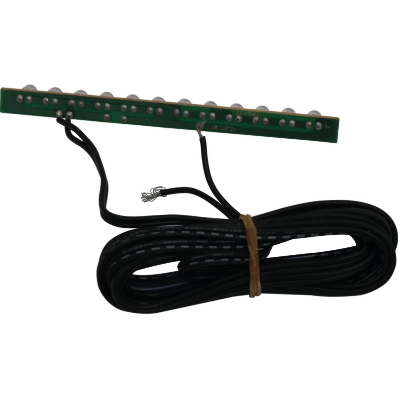 Light Strip 12 bulbs, 4" long Red LED