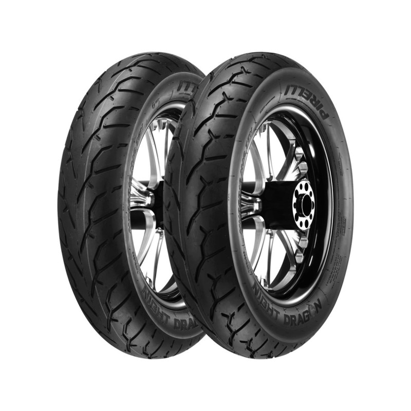 Night Dragon Tire 130/90 B-16 73H TL Reinforced Black Wall