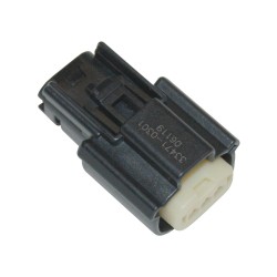 3-Position Molex MX-150 Series Female Connector Black