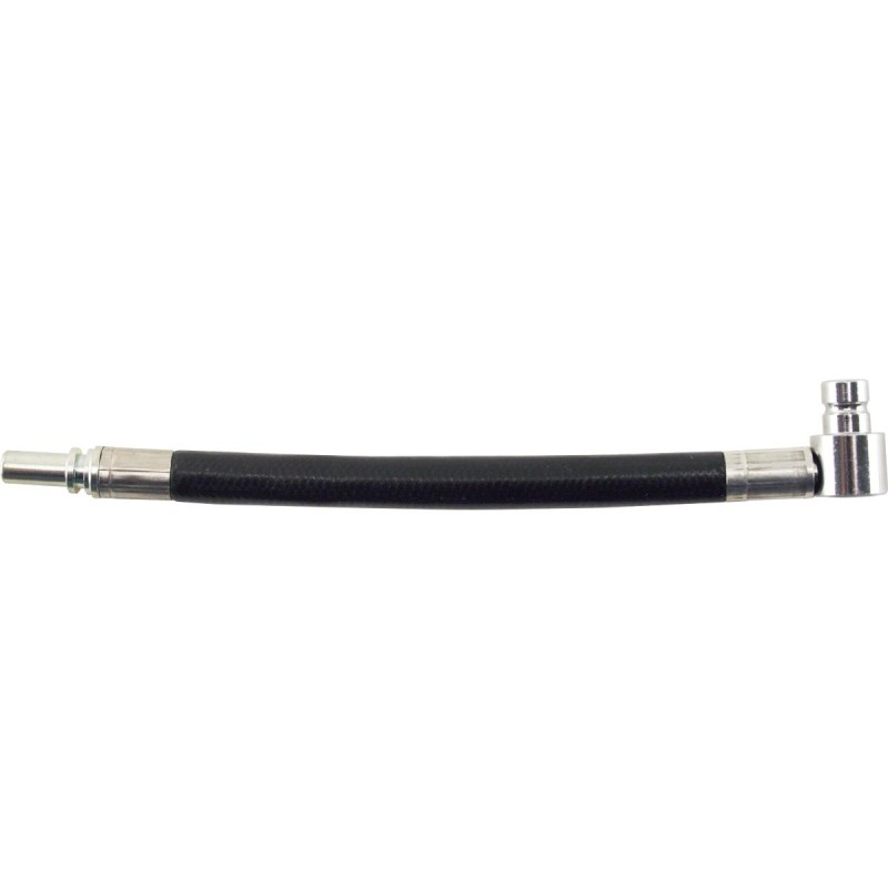 Black PVC Coated Stainless Braided Fuel Line Black