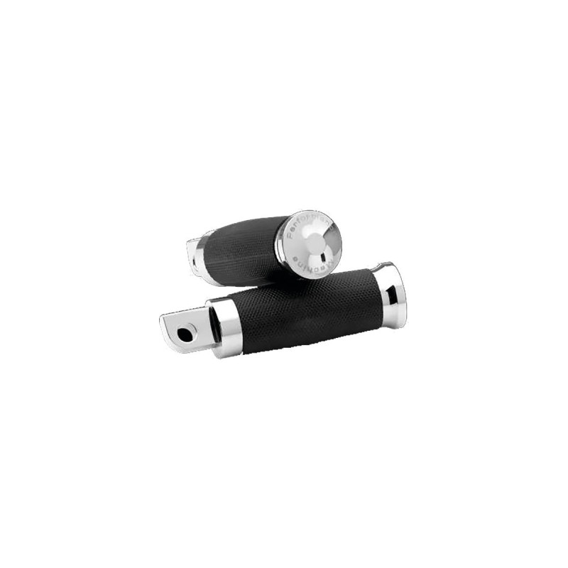 Contour Rubber Wrapped Footpeg Chrome