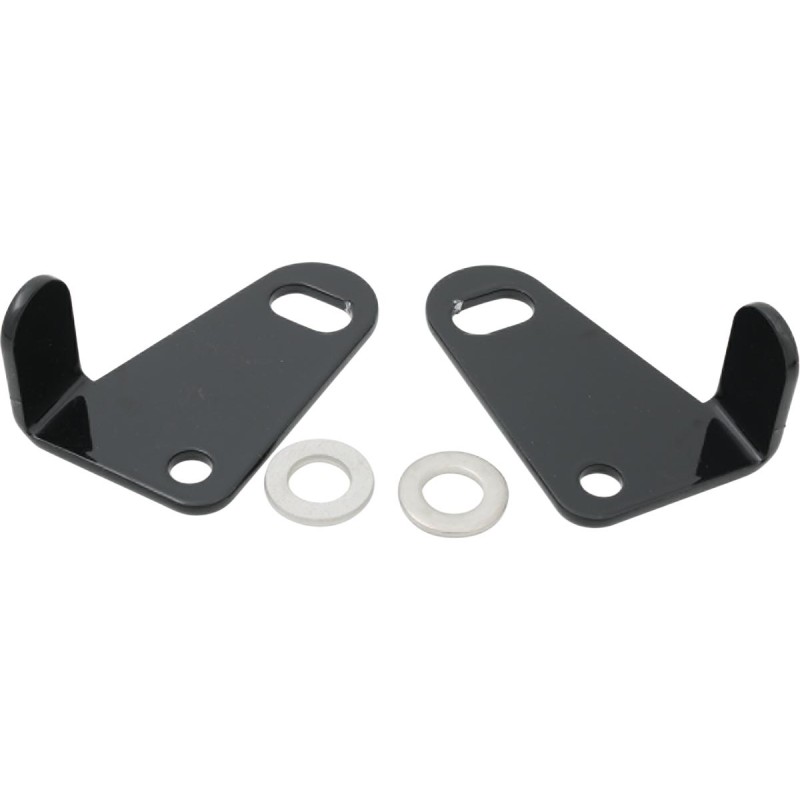 Lower Shock Bolt Turn Signal Bracket Black Gloss