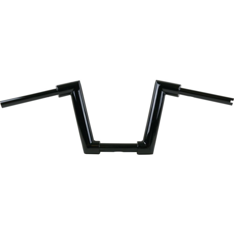 2" Str8UP Softail Handlebars Medium (280mm), Width Lower Tube 300 mm Black Powder Coated Hydraulic Clutch Throttle By Wire