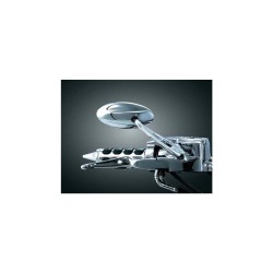 Trident Mirror Convex lens, 9" stem Chrome