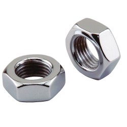 Jam Nut Pack Chrome 3/8"-24 UNF