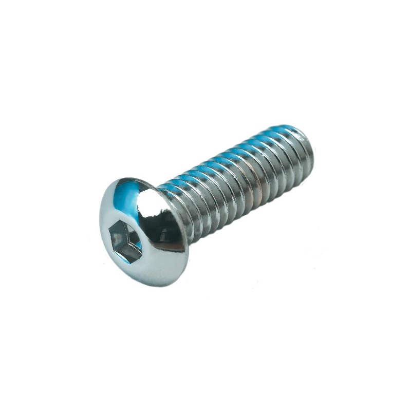 Long Buttonhead Screw Pack Chrome Allen head 3/8"-16 UNC 1 3/4"