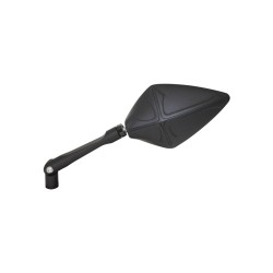 Orlando Mirror 155mm stem Black, Anodized