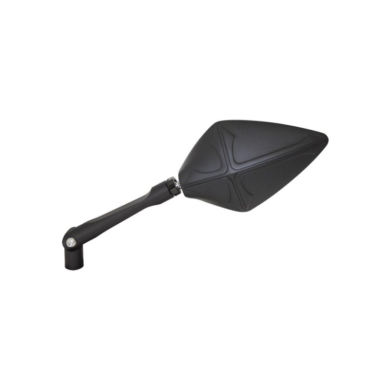 Orlando Mirror 155mm stem Black, Anodized