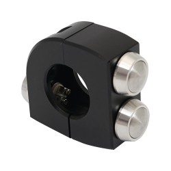 mo.switch 3 Push-Button Clamp Polished push buttons Black 7/8"