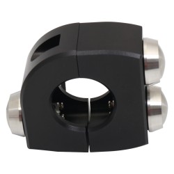 mo.switch 3 Push-Button Clamp Polished push buttons Black 7/8"