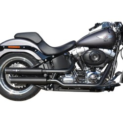 Gun Smooth Slip On Mufflers Donut End Cap Black Black