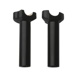 Straight Forged 5.5 Risers Black Powder Coated 1"