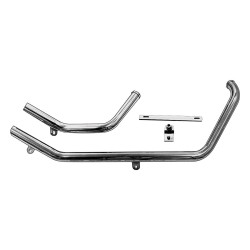 Softail Upsweep Headpipe Set Chrome 1,75"
