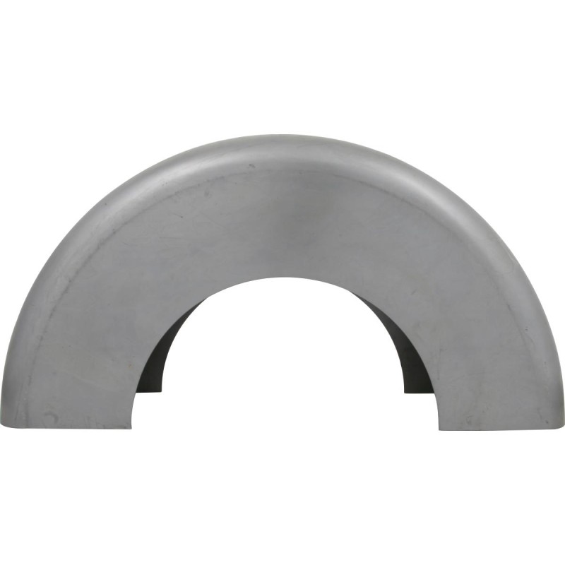 8 1/2" Roll-Your-Own Custom Blank Steel Front Fender Smooth-Side with 15 3/4" Radius Raw