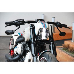 Lower Fork Cover Black Gloss Powder Coated