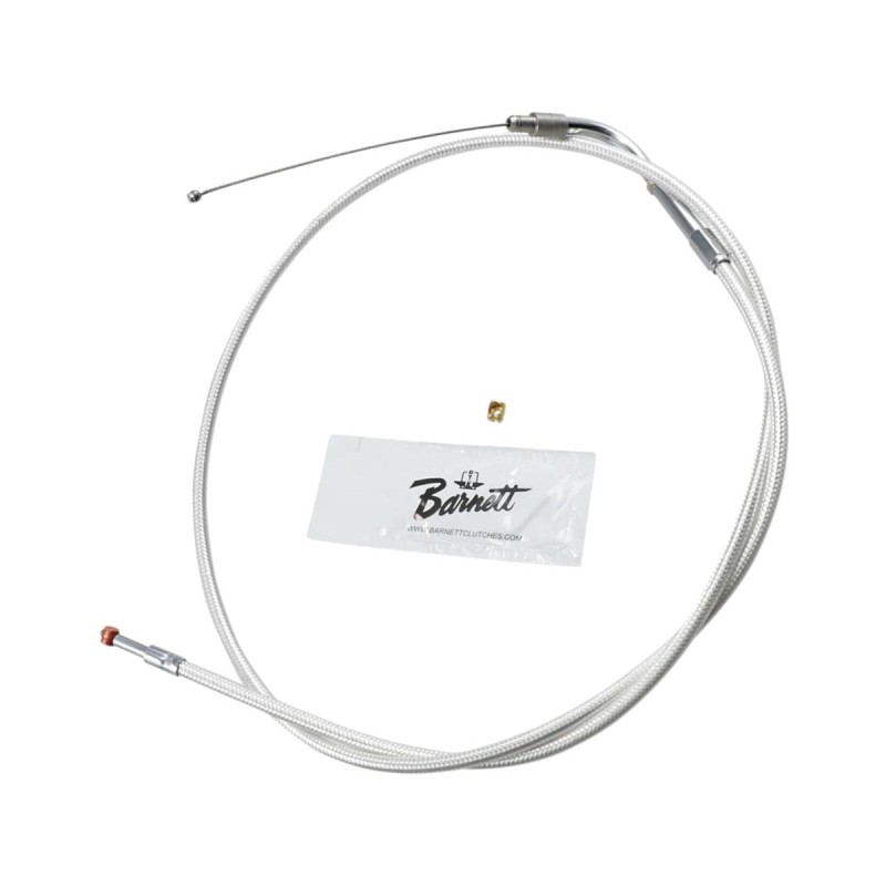 Platinum Idle Cable 90 ° Stainless Steel Clear Coated Chrome Look 33"