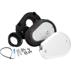 RK Series Street Metal Flare High Flow Air Intake Black Powder Coated