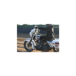 MX-Style Passenger Floorboards Black Powder Coated Satin