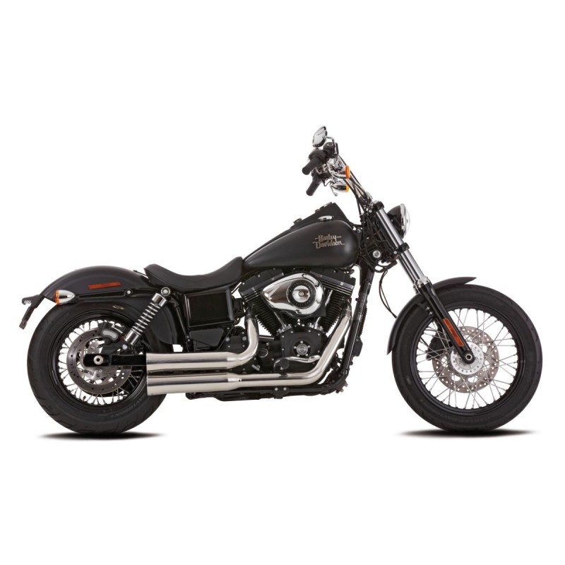 Double Groove 2 in 2 Exhaust System Polished