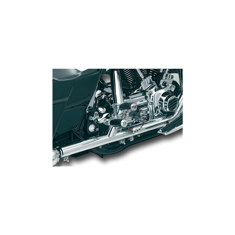 4" Adjustable Lockable Offsets with Male Mount Adapter Chrome