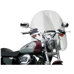 SwitchBlade 2-Up Quick Release Windshield Height: 26,5", Width: 23", Narrow Clear