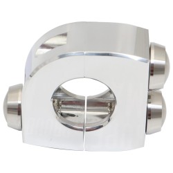 mo.switch 3 Push-Button Clamp Polished push buttons Aluminium Polished 7/8"