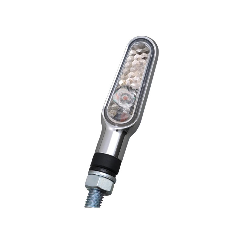 D-Light LED Turn Signal Chrome Clear LED