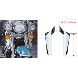 Heavy Duty Chrome Lower Wind Guards