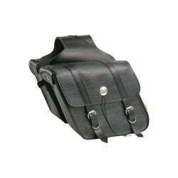 Standard Slant Throw Over Saddlebags Black